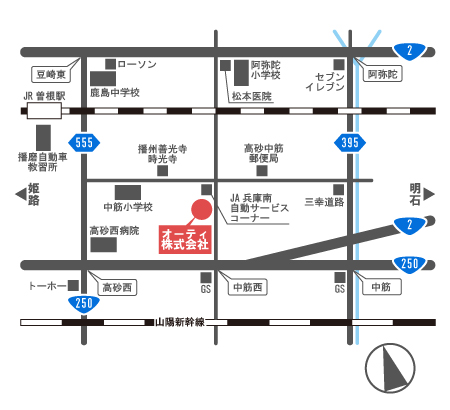 オーティ株式会社 マップ